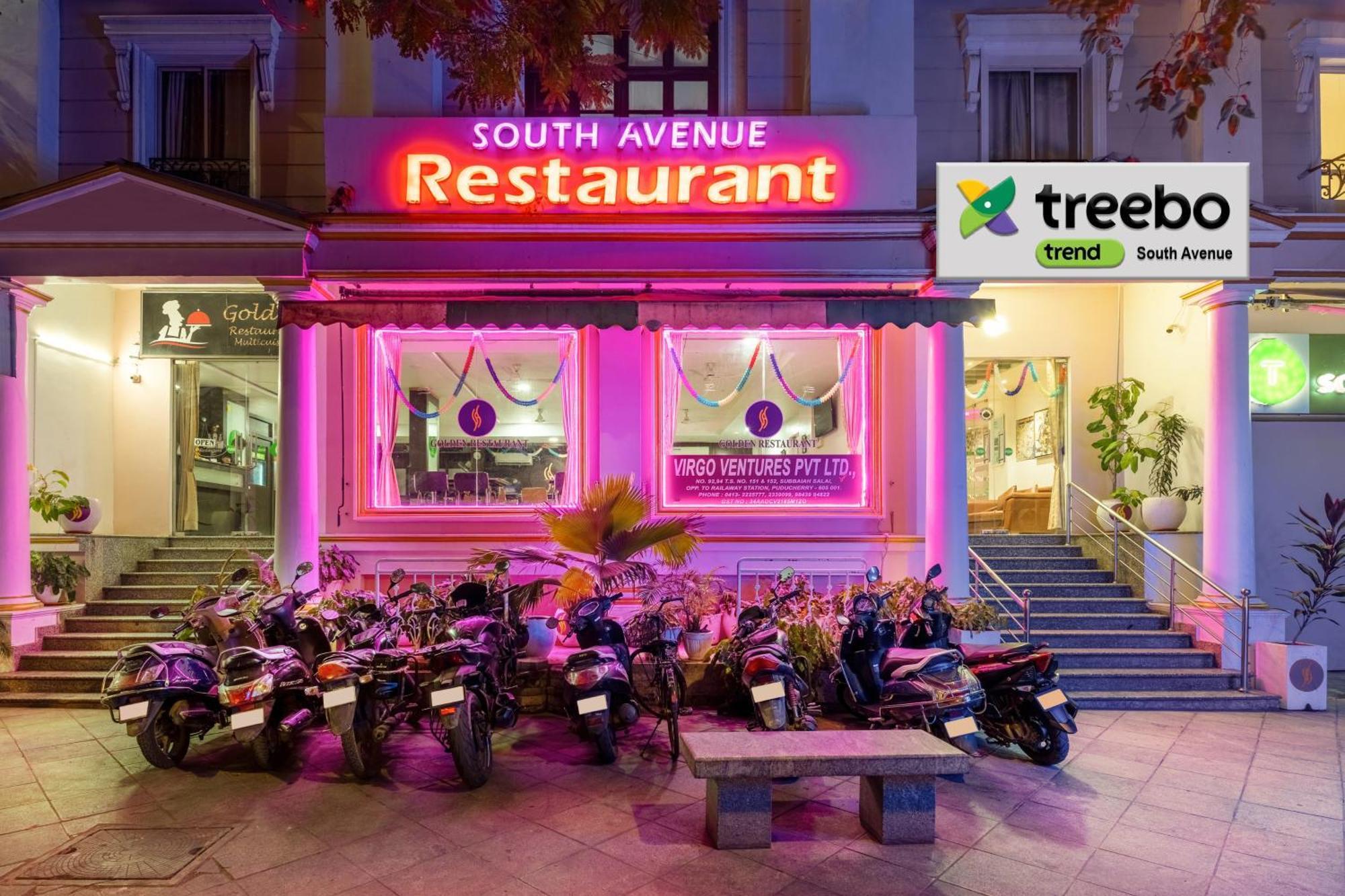 Treebo South Avenue, 700 Mts From Promenade Beach Pondicherry Ngoại thất bức ảnh